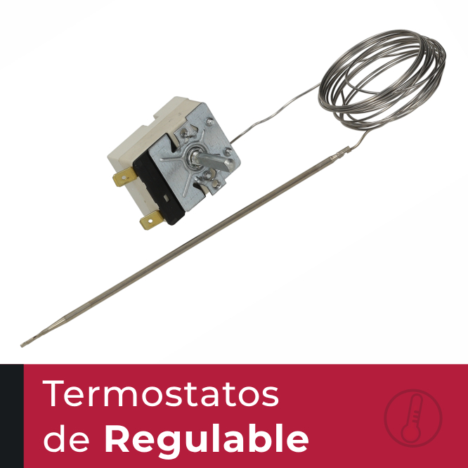 Termostato regulable para freidora – control de temperatura ajustable