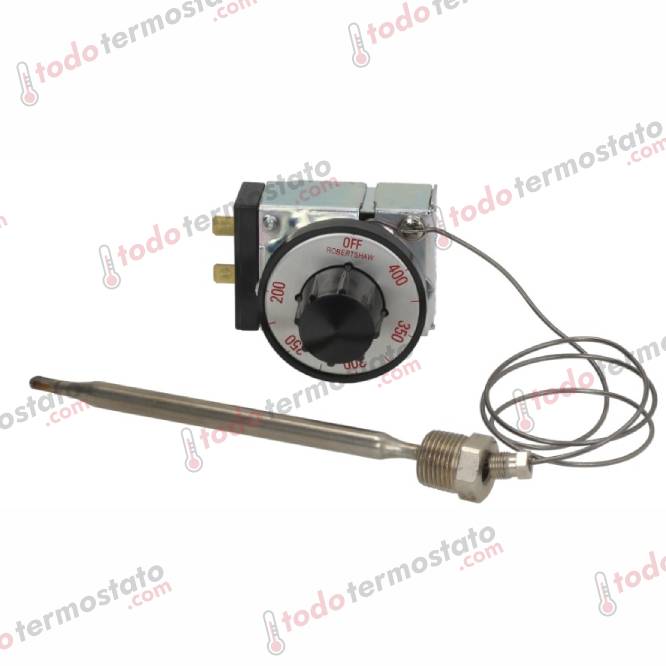 Termostato ROBERTSHAW 5300766 Rango 204°C 1 Termostato marca ROBERTSHAW 5300766 Rango de 204°C