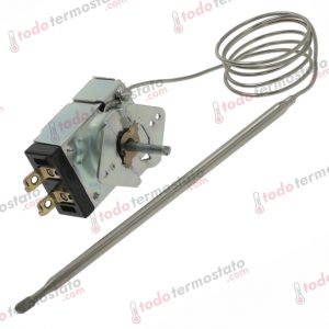 Termostato marca ROBERTSHAW K-1139-36 con un rango de 12 a 232°C