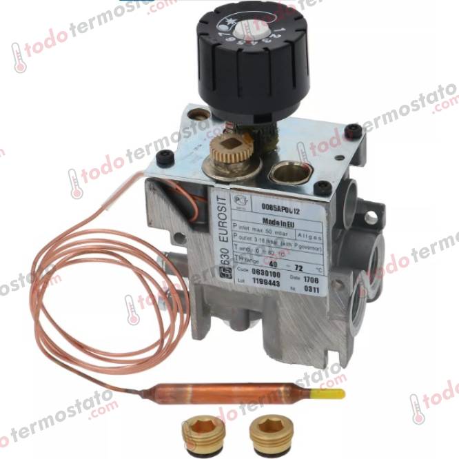 Termostato SIT 0630100 Rango 40-72°C 1 Termostato marca SIT 0630100 Rango de 40-72°C