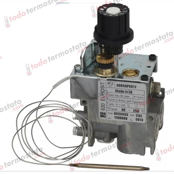 Termostato SIT 0630316 Rango 40-250°C 1 Termostato marca SIT 0630316 Rango de 40-250°C