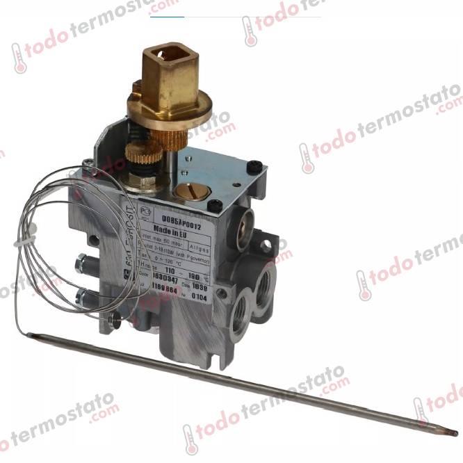 Termostato SIT 0630347 Rango 110-190°C 1 Termostato marca SIT 0630347 Rango de 110-190°C