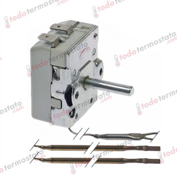 Termostato marca TECASA 01201220 con un rango de 57 a 328°C
