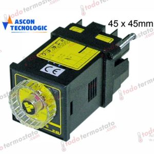 Termostato marca TECNOLOGIC TCPDEL2DJR31FO Rango de 0 a +200°C