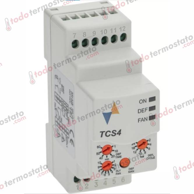 Termostato TECNOLOGIC TCS4HI 1 Termostato marca TECNOLOGIC TCS4HI