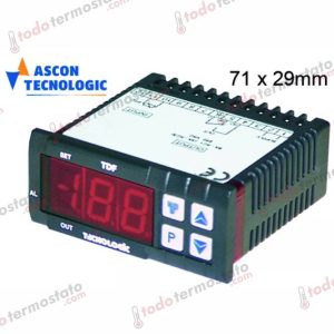 Termostatos para Frío Industrial y Comercial: Control Preciso de Refrigeración 5 Termostato marca TECNOLOGIC TDF11F Rango de -50 a +150°C