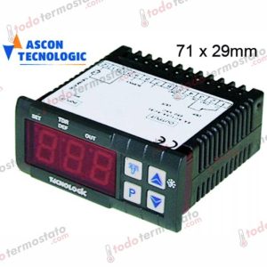 Termostatos para Frío Industrial y Comercial: Control Preciso de Refrigeración 7 Termostato marca TECNOLOGIC TDR21P Rango de -55 a +99°C