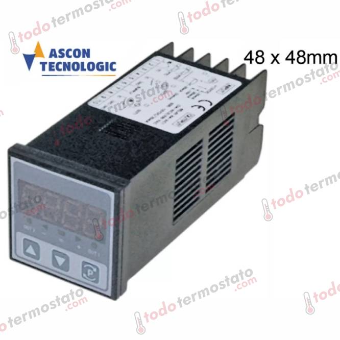 Termostato TECNOLOGIC THP48DDR 1 Termostato marca TECNOLOGIC THP48DDR