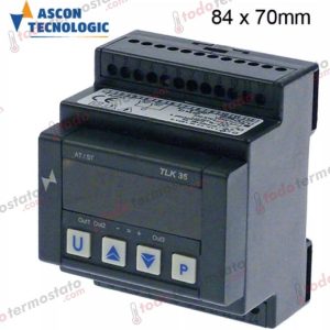 Termostato marca TECNOLOGIC TLK35HCRRB Rango de -55 a 1760°C