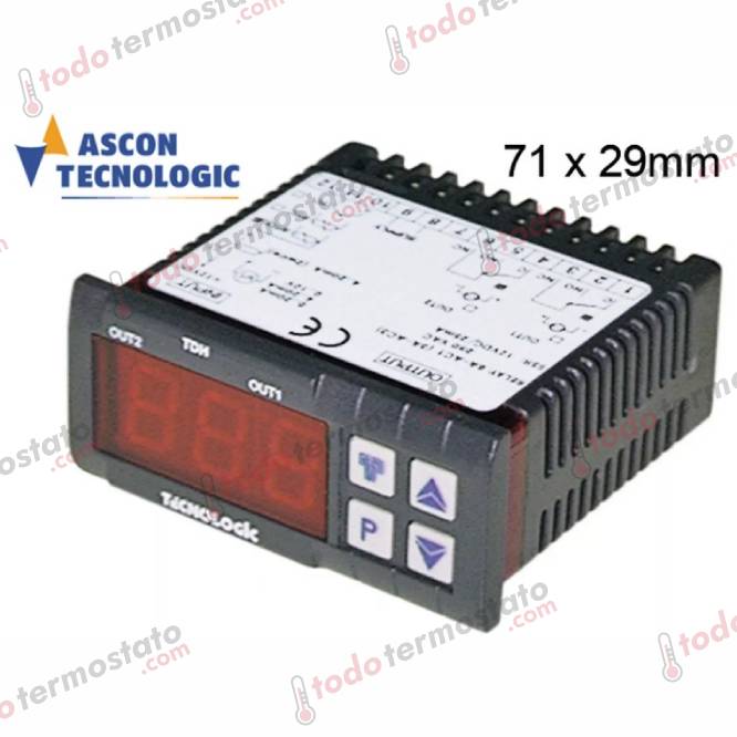 Termostato TECNOLOGIC TLK38FERR 1 Termostato marca TECNOLOGIC TLK38FERR
