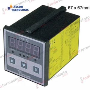 Termostatos para Frío Industrial y Comercial: Control Preciso de Refrigeración 4 Termostato marca TECNOLOGIC TLK72HERRB Rango de -200 a +850°C
