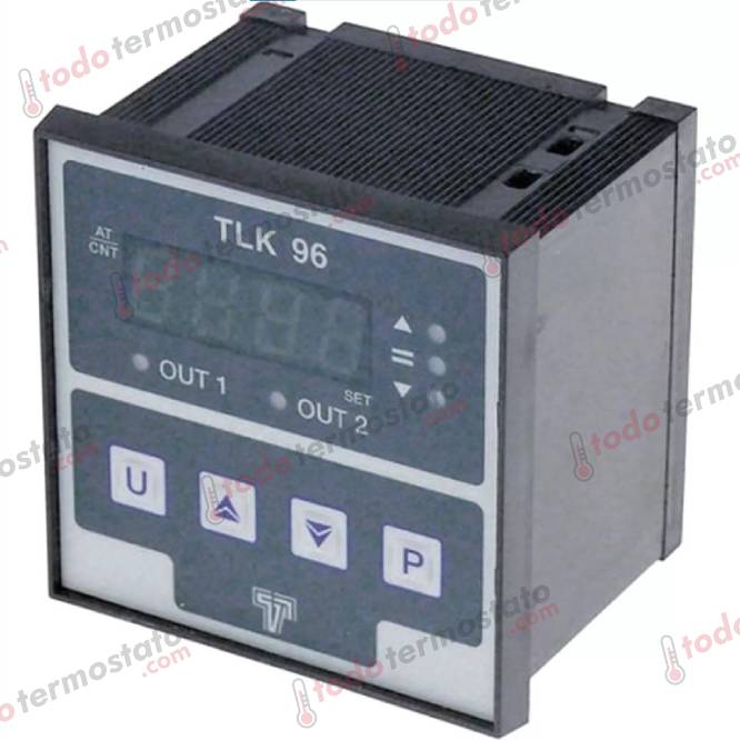 Termostato TECNOLOGIC TLK96HCRRS Rango -100 a +1600°C 1 Termostato marca TECNOLOGIC TLK96HCRRS Rango de -100 a +1600°C