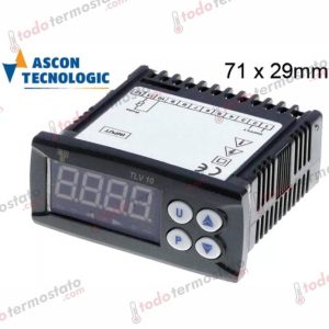 Termostatos para Frío Industrial y Comercial: Control Preciso de Refrigeración 7 Termostato marca TECNOLOGIC TLV10F Rango de -50 a +150°C