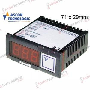 Termostatos para Frío Industrial y Comercial: Control Preciso de Refrigeración 9 Termostato marca TECNOLOGIC TLV38FC Rango de -200 a 1760°C
