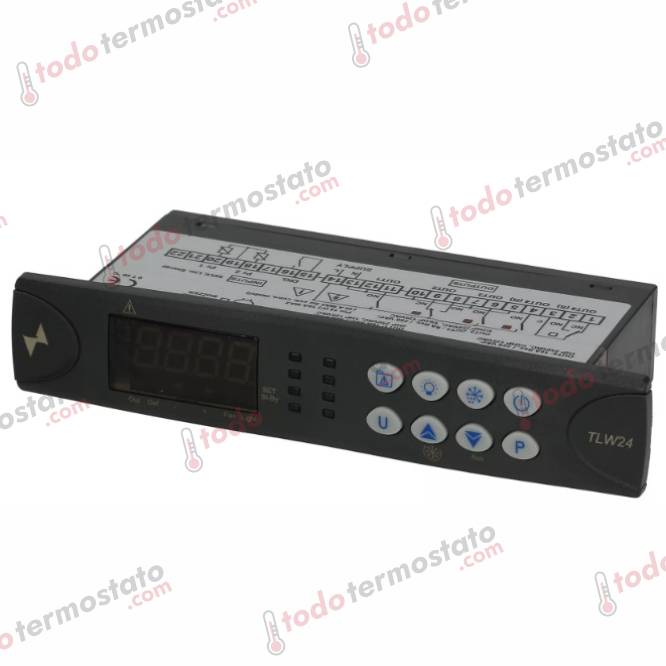 Termostato TECNOLOGIC TLW24RRR Rango -50 a +150°C 1 Termostato marca TECNOLOGIC TLW24RRR Rango de -50 a +150°C