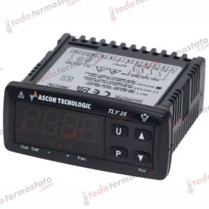 Termostatos para Frío Industrial y Comercial: Control Preciso de Refrigeración 14 Termostato marca TECNOLOGIC TLY25H Rango de -50 a +150°C