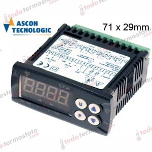 Termostatos para Frío Industrial y Comercial: Control Preciso de Refrigeración 15 Termostato marca TECNOLOGIC TLY26R Rango de -50 a +150°C