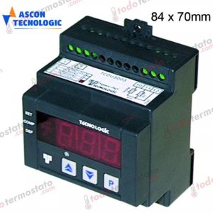 Termostatos para Frío Industrial y Comercial: Control Preciso de Refrigeración 18 Termostato marca TECNOLOGIC TLY35HS Rango de -50 a +150°C
