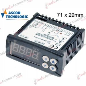 Termostatos para Frío Industrial y Comercial: Control Preciso de Refrigeración 2 Termostato marca TECNOLOGIC TLZ11FS Rango de -50 a +150°C