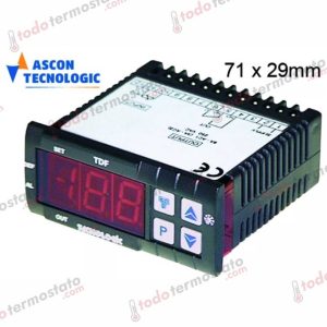 Termostatos para Frío Industrial y Comercial: Control Preciso de Refrigeración 4 Termostato marca TECNOLOGIC TLZ12FS Rango de -50 a +150°C