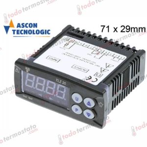 Termostatos para Frío Industrial y Comercial: Control Preciso de Refrigeración 8 Termostato marca TECNOLOGIC TLZ20HS Rango de -50 a +150°C