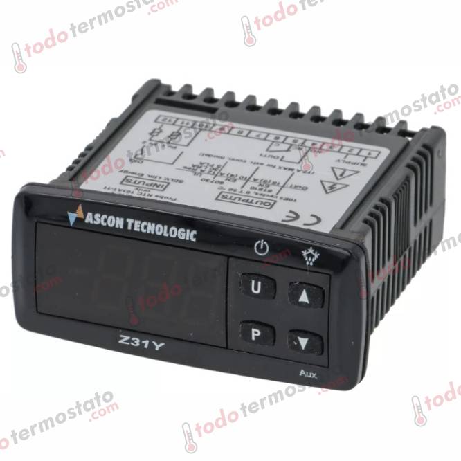Termostato TECNOLOGIC Z31YHS Rango -50 +150°C 1 Termostato marca TECNOLOGIC Z31YHS Rango de -50 +150°C