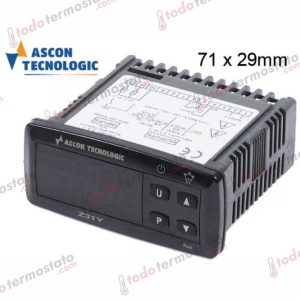 Termostatos para Frío Industrial y Comercial: Control Preciso de Refrigeración 7 Termostato marca TECNOLOGIC Z31YHSD Rango de -50 a +150°C