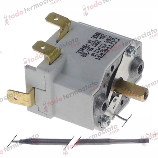 Termostato TEMPOMATIC 390718 Rango 300°C 1 Termostato marca TEMPOMATIC 390718 Rango de 300°C